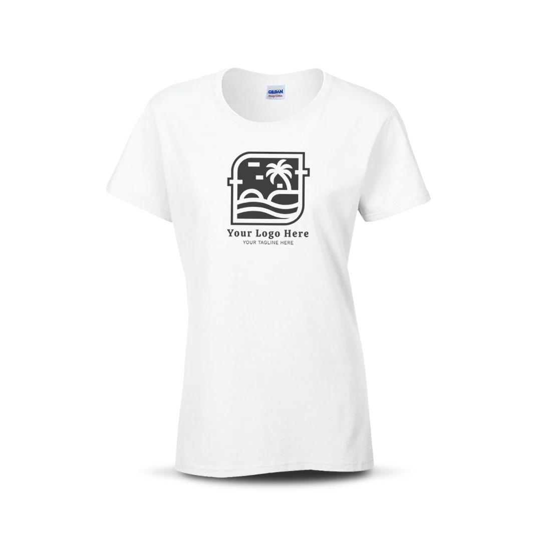 Gildan Ladies' Heavy Cotton T-Shirt G500L - Screen/DTF Printing 2026