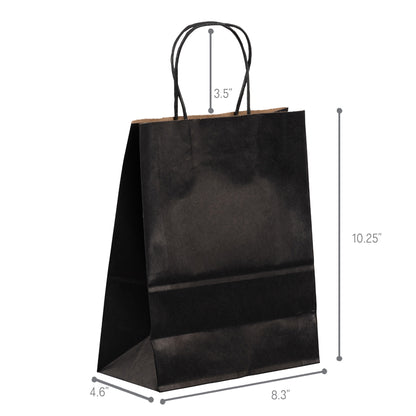 Colorful Paper Bag -  8"W x 4"D x 10"H - 250pcs