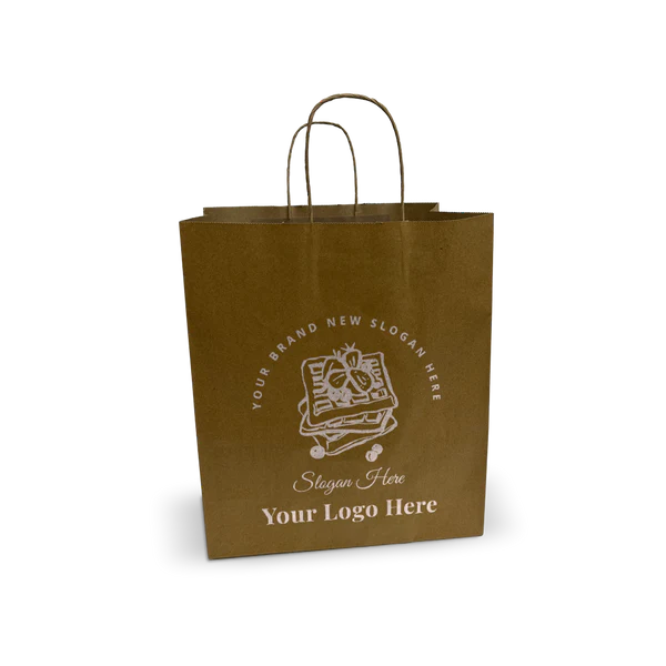 Brown Paper Bag - Celebrity Size 250pcs per Box - 13"W x 6"D x 15"H