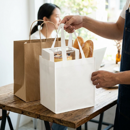 square bottom non-woven bag