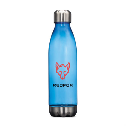 Savasana Translucent AS Water Bottle with Stainless steel Accent Base and Lid 20oz - Single Color or Full Color Printing