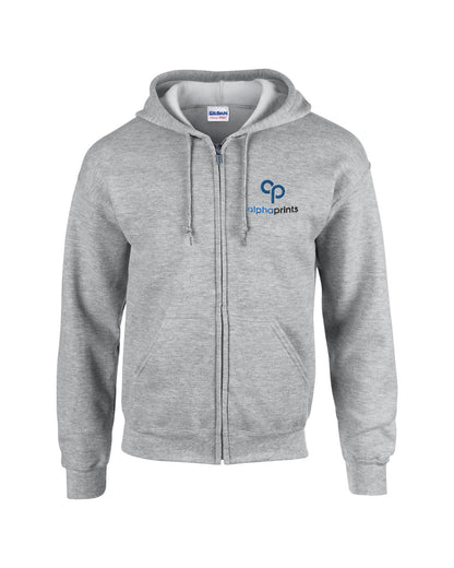 Gildan Adult Heavy Blend™ Full-Zip Hooded Sweatshirt G186 - Embroidere 2026