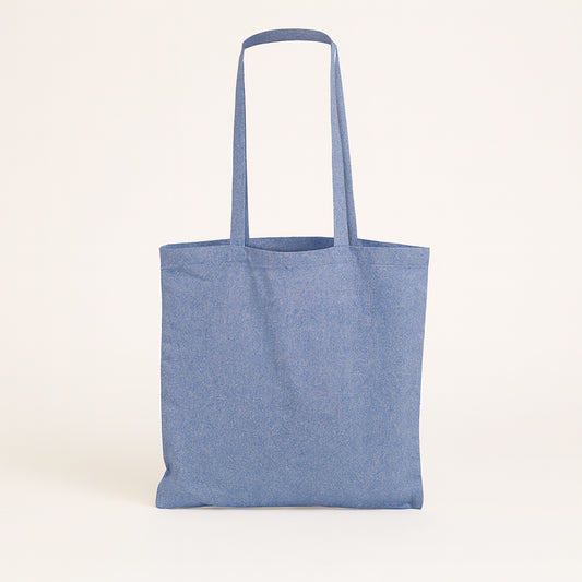 Denim Blue Tote Bag 