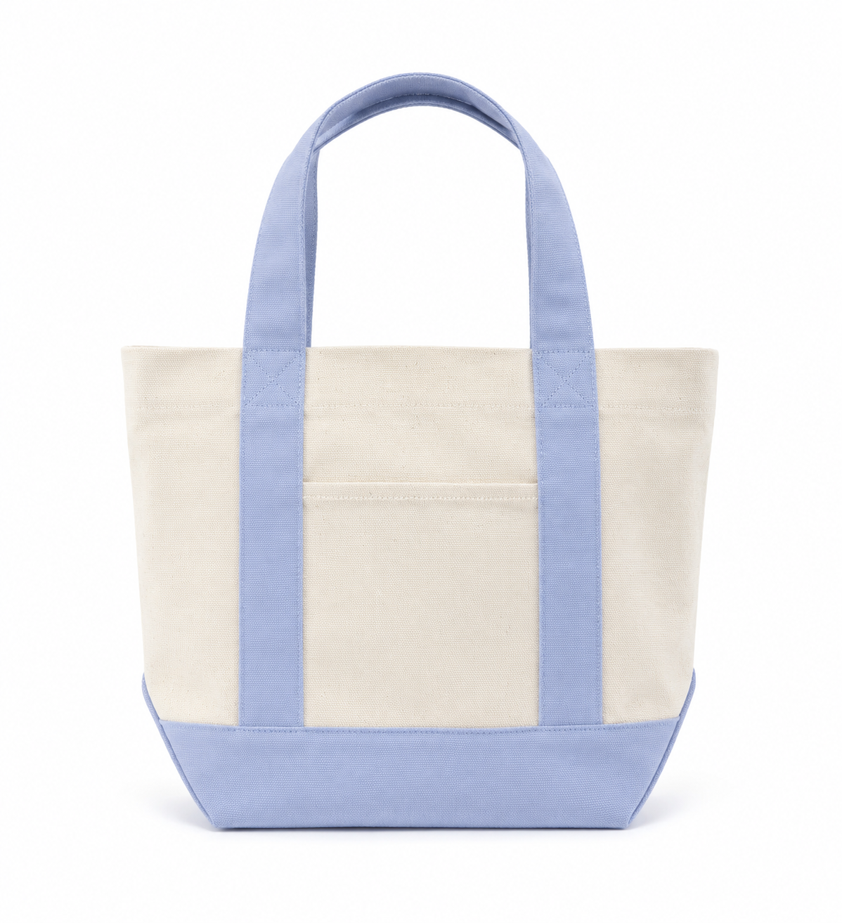 Mini Two-Tone Canvas Carryall Tote Bags 12oz - 13"W x 6“Dx 10.5"H