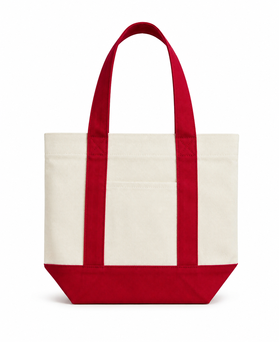 Mini Two-Tone Canvas Carryall Tote Bags 12oz - 13"W x 6“Dx 10.5"H