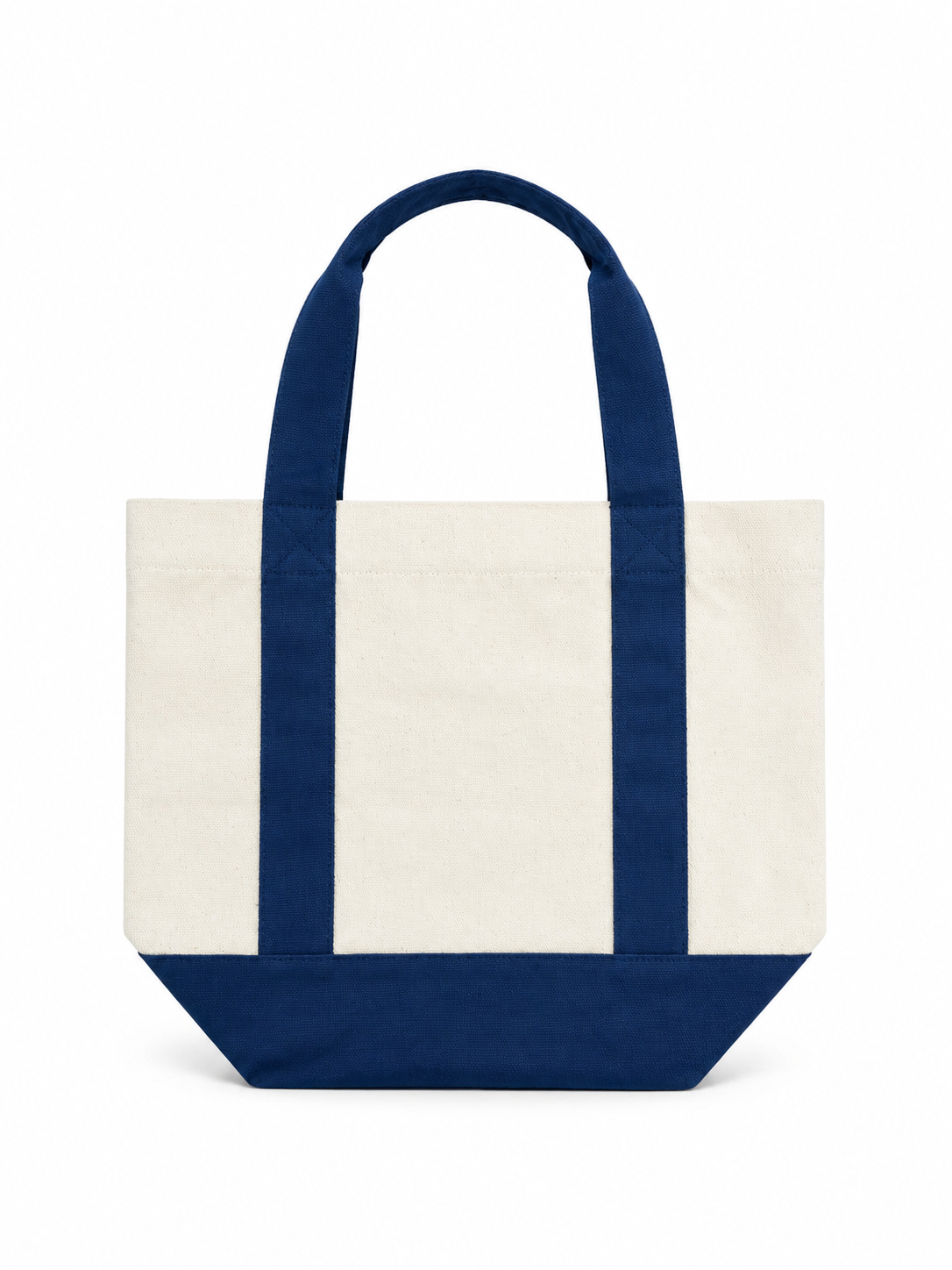 Mini Two-Tone Canvas Carryall Tote Bags 12oz - 13"W x 6“Dx 10.5"H