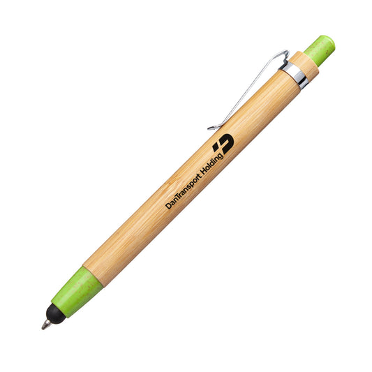 Twain Bamboo Pen & Stylus - Single Color or Full Color Printing 2026