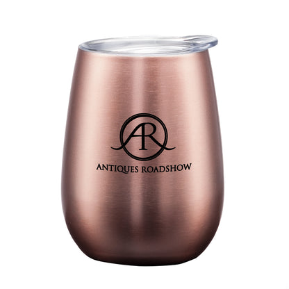 10oz. Vivaldi Double Wall Stainless Steel Wine Tumbler - Single Color Printing 2026