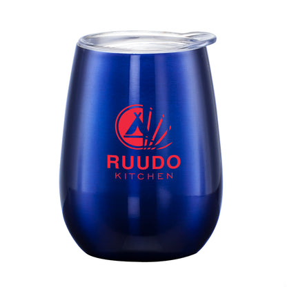 10oz. Vivaldi Double Wall Stainless Steel Wine Tumbler - Single Color Printing 2026