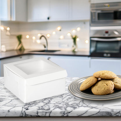 White Window Bakery Boxes (Various Sizes)