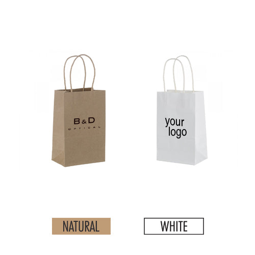 Eco-friendly Paper Bag 5" x 3" x 8" - Item #SKPB_050308 (Blank)